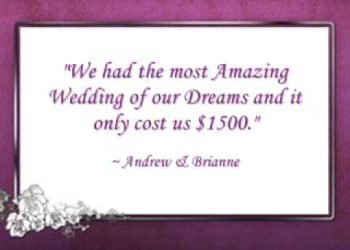Wedding Planning: Without Spending a Fortune