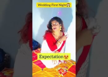 Wedding First Night????| F For Fun | Expectation vs Reality | #ashortaday #youtubeshorts #comedy
