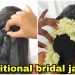 South Indian wedding hairstyle | Muhurtham hairstyle with flowers