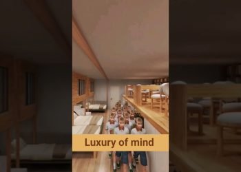 We made an expensive bedroom setup for 15 children 3d animation।#shorts #design