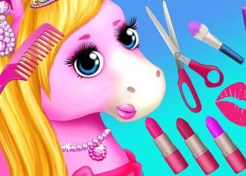 Fun Horse Care Games -Pony Makeup, Dress Up Style & Color Hair Salon Makeover Kids & Girls Games