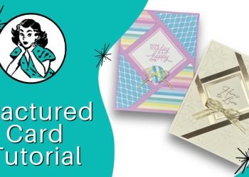 ???? Fractured Card Technique: A Quick Unique Card Design