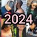 Hottest braids hairstyles for black ladies 2024| Ghana weaving hairstyles | Cornrows braids styles