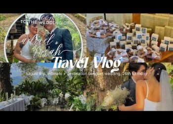 Travel Vlog ???? baguio trip 2024, intimate wedding in benguet, my twenty sixth birthday celebration