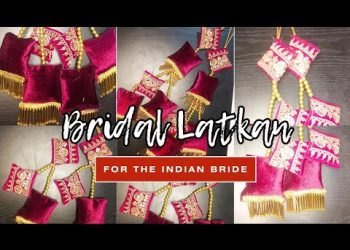Bridal latkan designs for lehenga / Customised wedding accessories✨️ #wedding #video #latkanlehenga