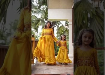 mother daughter maching dress ♥️✨ #viral #shorts #short video #youtube shorts #maching #dress #music