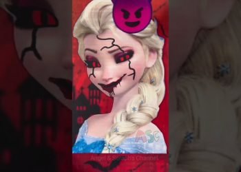 Frozen Elsa Halloween????????‍♀️ #bhoot #horrorstories #reallife #elsa #cartoon #shorts #youtubeshorts