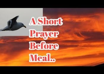 A SHORT PRAYER BEFORE MEAL,INSPIRATIONAL V124