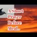 A SHORT PRAYER BEFORE MEAL,INSPIRATIONAL V124