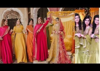 bride sister,cousins wedding dresses||2024||bridesmaid dress designs ideas @Trendyfashion360