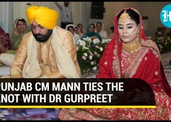 Punjab CM Bhagwant Mann’s intimate wedding ceremony in Chandigarh | Watch inside pics