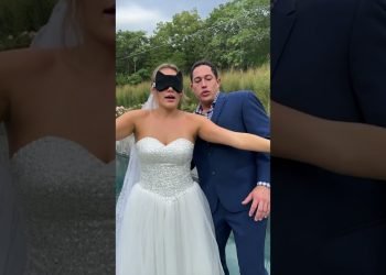 Trust Fall Fail on her Wedding Day! ????