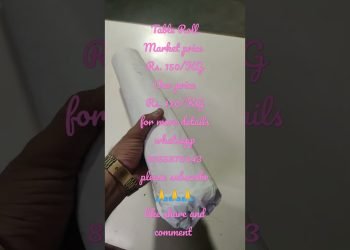 #shorts #businessideas #motivation #dastarkhwan #wedding tableroll Rs120/kg for wedding and performance