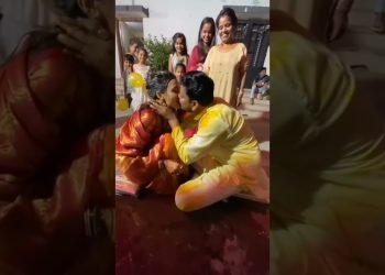 ????1st Kiss In Lips❤after marriage ❤wedding videos ##shortsweddingvideos#wedding