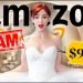 Trying On AMAZON Wedding Dresses