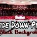 Upside Down Pipes Black Background – Wedding Stage Design
