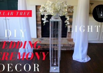DIY Wedding Ceremony Decorations | Dollar Tree Wedding Decorations | Wedding Aisle Decorations