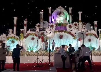 Wedding stage decoration design recent