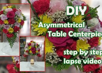 DIY Wedding Table Centerpiece | Flower Arrangement | Floristry | IamRomeoC
