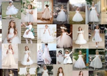 Wedding flower girl dresses/cute babygirl wedding dresses/babygirl frocks in white color/kids dress