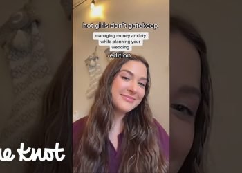 Experts’ Suggestions for Coping with Money Anxiety While Planning Your Wedding | The Knot #shorts