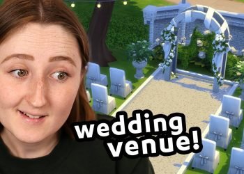 constructing the proper wedding venue for my sims