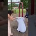 Swinging into my wedding dress ???? #shorts #parody #wedding