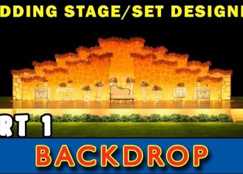 Wedding Stage Design Tutorial: Part 1 ( Backdrop Modeling & Intro ) in Hindi