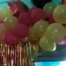Easy balloon arch wedding, engagement, mehndi decoration idea at home,table sweet plate decoration