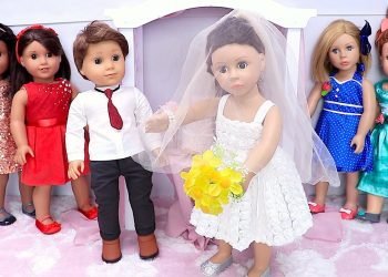 Baby Doll Dress Routine for Wedding Party with Bridesmaids! PLAY DOLLS