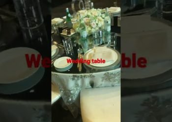 Wedding table special design