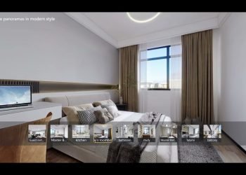 complete set nine panoramas in modern style | 3DTraS |