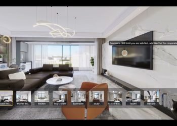 Modern Lounge 3d design | panorama |