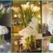 White Calla Lily Flowers Wedding Centerpieces Ideas/Lilly Flowers Table Decorations