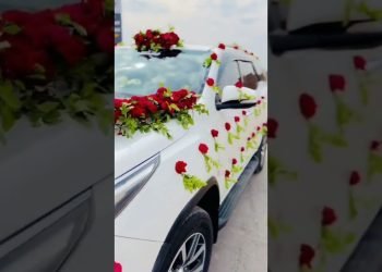 Wedding Automotive decorations fresh Flowers decorations ????????????????