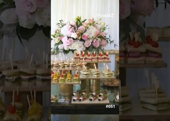 #fingerfood Buffet table idea #051   #weddingtable #party #foodaz