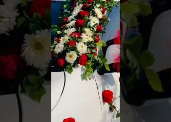 Wedding Automobile decorations fresh Flowers decorations for wedding