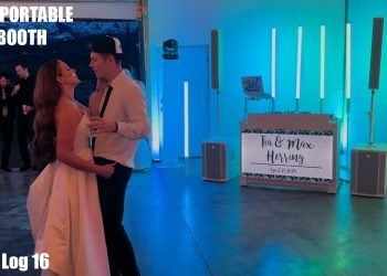MOST PORTABLE DJ TV BOOTH AT A WEDDING – DJ Gig Log 16