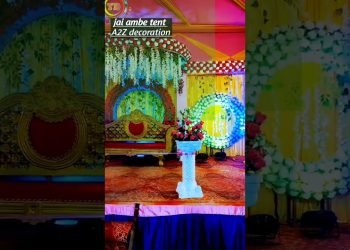 recent wedding stage decoration design and lighting