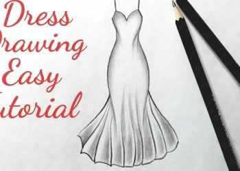 How you can draw a fantastic Wedding dress drawing design easy  Fashion illustration dresses drawing
