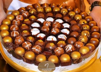 Traditional Arabian Wedding delicacies and table arrangement
