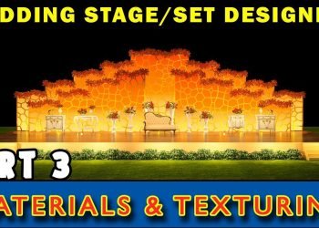 Wedding Stage Design Tutorial: Part 3 ( Materials ) in Hindi