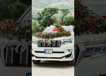 Wedding Automotive decorations fresh Flowers decorations ????????????????❤️????