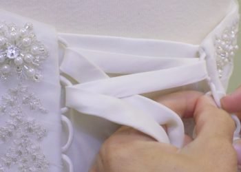 Tips on how to Lace a Corset Back Wedding Dress