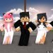 COUPLE DANCE W/ WEDDING DRESS & SUITS | CHICKEN WINGS MEME | SHUFFLE DANCE – Minecraft Animation