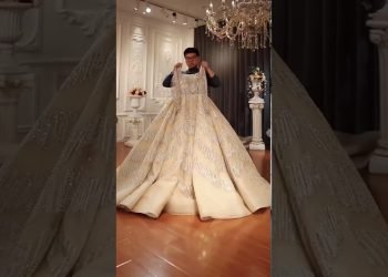 Luxury wedding dress bling bling funny video  bridal dress shop trying on say yes to the dress