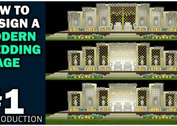 Modern Themed Wedding Stage in 3dsmax Part 1: Introduction