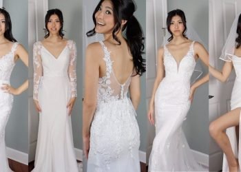 Azazie Wedding Dress Try On Haul