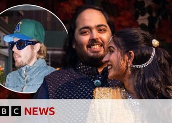 Justin Bieber performs at India's mega wedding | BBC News