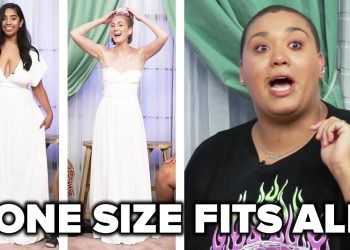 Women Try A One Size Matches All Wedding Dress